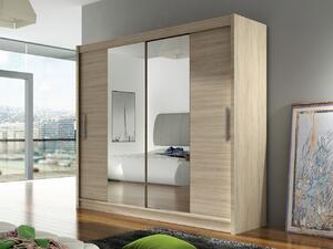 Skříň London II, Barva: sonoma, Osvětlení: bez osvětlení 5902928875379