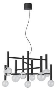 Redo Závěsné LED svítidlo BOLLA, 42W, š. 65 cm, CCT 2700-3000K Barva: Černá