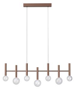 Redo Závěsné LED svítidlo BOLLA, 32W, š. 98 cm, CCT 2700-3000K Barva: Kávová