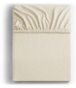 Béžové napínací prostěradlo jersey 200x200 cm Amber – Restilo