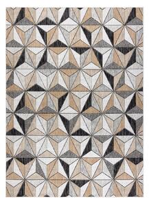 Dywany Łuszczów Kusový koberec Cooper Sisal Mosaic 22222 ecru/black ROZMĚR: 160x220