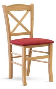 Jídelní židle CLAYTON – moderní design, různé látky a odstíny lux 10 terracotta odstín dub