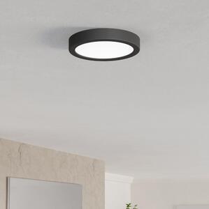Eglo 901324 - LED Koup. strop. svítid. FUEVA LED/7,5W/230V pr.16,6cm IP44 černá