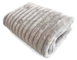 Vsepropejska Ella šedá fleecová deka pro psa Barva: Betonová šedá, Rozměr (cm): 65 x 45