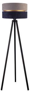 Duolla Stojací lampa DUO 1xE27/60W/230V šedá/modrá/černá DU82689SC