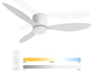 Noaton 11132WW Fornax, bílá, stropní ventilátor se světlem