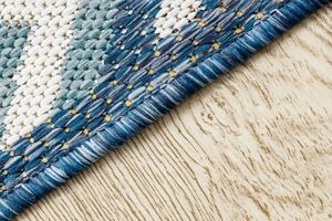 Dywany Łuszczów Kusový koberec Cooper Sisal Aztec 22218 ecru/navy ROZMĚR: 80x150