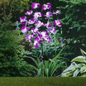 Solární zahradní zápich Orchidej
