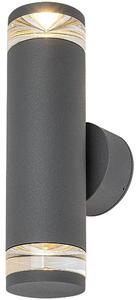 Rabalux 77072 - Ven. nástěnné svítidlo TORNIO 2xGU10/10W/230V IP54 antracit