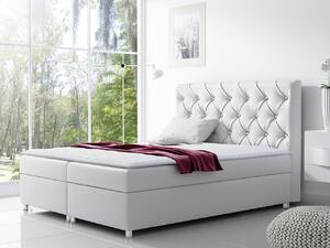 Kontinentální postel Balicci, Rozměr postele: 120 x 200 cm, Barva:: ekokůže Soft 017 (bílá) 5902928244632