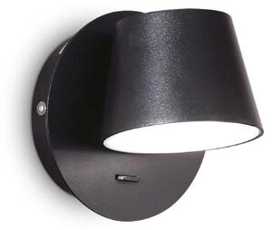 LED Nástěnné bodové svítidlo Ideal Lux Gim AP1 nero 167121 černé