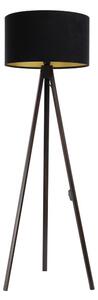 BPS Koncept Stojací lampa STANDART 1xE27/60W/230V černá/hnědá BS0495