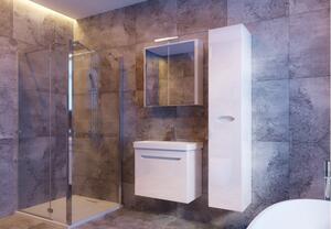 Kingsbath Livorno White 80 zrcadlová skříňka do koupelny s LED osvětlením
