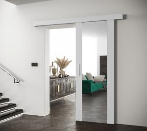 Posuvné dveře se stříbrným úchytem SALOME 2 - 70 cm, bílé