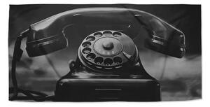 Sablio Ručník Starý telefon - 30x50 cm