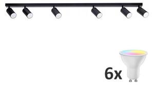 LED RGBW Bodové svítidlo ANGIE 6xGU10/6,5W/230V