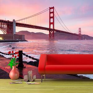 Sablio Tapeta Golden Gate - 125x75 cm