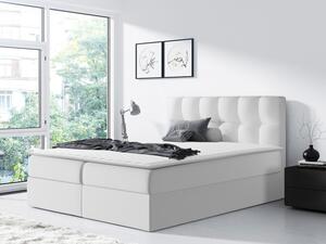 Kontinentální postel Rdest, Rozměr postele: 120x200, Barva:: ekokůže Soft 017 (bílá) 5902928098617