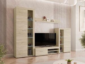 Obývací stěna Rodos, Barva: dub sonoma, Osvětlení: osvětlení LED 5902928034097