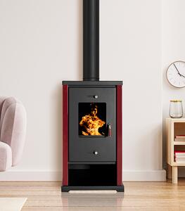 EEK A+ Kamna na dřevo Prometey Mini kamna odolná - 6,3 kw
