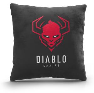 Dekorativní polštář Diablo Chairs: černý