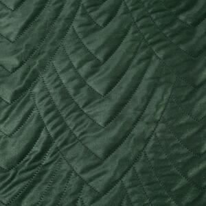 Sametový přehoz na postel Luiz6 tmavě zelený new Zelená 200x220 cm