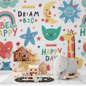 Sablio Tapeta Happy day - 125x75 cm