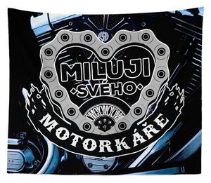 Sablio Deka Miluji svého motorkáře: 150x120 cm