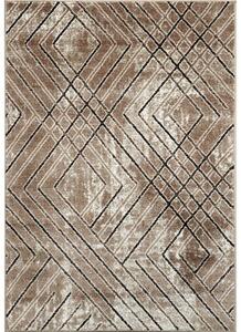 Vopi | Kusový koberec Rave 24135 120 hnědý - 140 x 200 cm