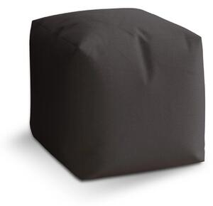 Sablio Taburet Cube Charcoal - 40x40x40 cm