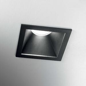 LED Zápustné bodové svítidlo Ideal Lux Game Square White Black 192352 11W 850lm 3000K IP20 hranaté bílo-černé