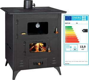 EEK A - Kuchyská kamna na dřevo Litinová kamna Prity 1P50 R 14kw