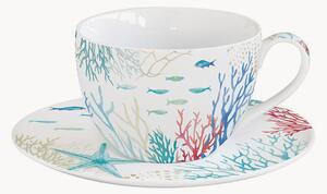 Porcelánový šálek na kávu's podšálkem Under The Sea