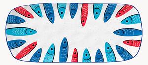 Porcelánový servírovací talíř Sardine's Party