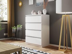 Komoda Osko OK4, Barva: bílá / bílá 5902928305203