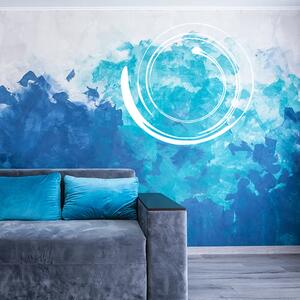 Sablio Samolepka na zeď: Zakulacenina - 60x60 cm