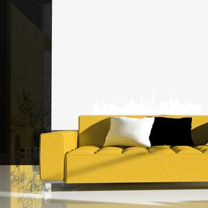 Sablio Samolepka na zeď: Panorama Evropa - 60x15 cm