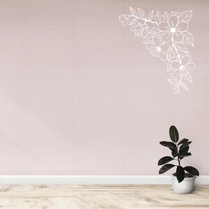 Sablio Samolepka na zeď: Květinový ornament 4 - 52x60 cm