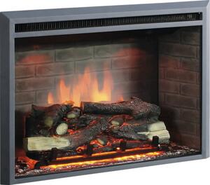 Elektrický krb, vestavný krb BALDERIA Calida 30 – výkon až 2000 W, černý