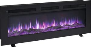 Elektrický krb, vestavný krb BALDERIA Leif 50 – výkon až 1800 W, černý