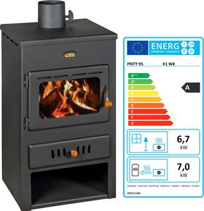 EEK A - Vodní kamna Prity K1 W8 - 6,1 + 7 Kw