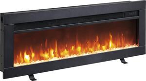 Elektrický krb, vestavný krb BALDERIA Agnes 36 – výkon až 1800 W, černý