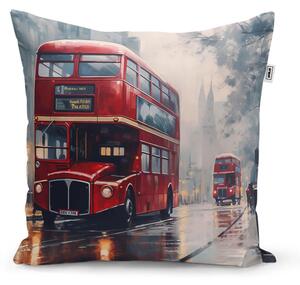 Sablio Polštář Londýn Double-decker 2 - 40x40 cm