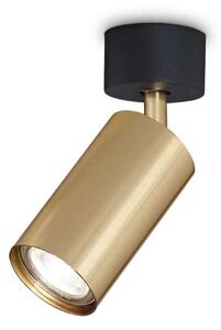 Stropní bodové svítidlo Ideal Lux Dynamite PL1 Ottone Satinato 244662 GU10 1x28W IP20 mosazné