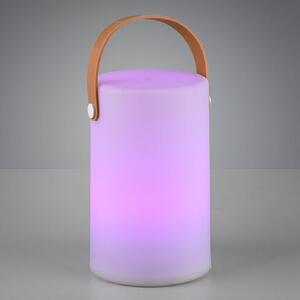 Venkovní ozdobná lampa Aruba s baterií RGB