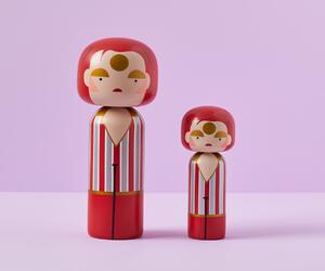 Lucie Kaas designové figurky Kokeshi Dolls Ziggy Stardust Large