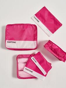 Sinsay - Sada cestovních organizérů Pantone 9 pack - sytě růžová