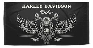 Sablio Ručník Harley-Davidson S křídly - 30x50 cm