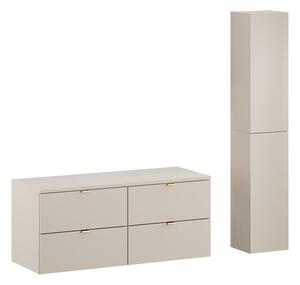Comad Koupelnová sestava Dalia Cashmere se skříňkami 120 cm kašmírová