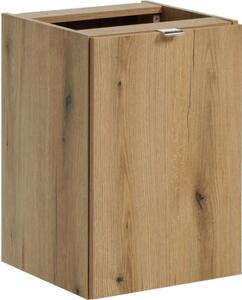 Comad Závěsná umyvadlová skříňka Nova Oak s deskou 140 cm dub evoke